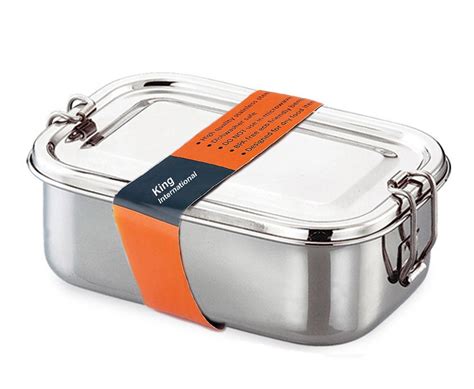 Stainless Steel Solo Rectangle Lunch Box Container